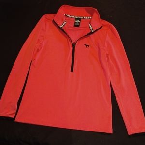 Pink Ultimate threequarter zip up